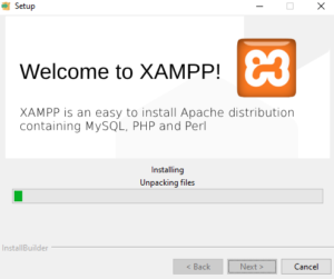 Xampp Installation started